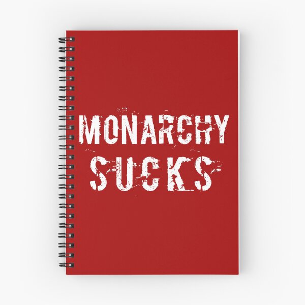 Item preview, Anti Monarchy White Text  designed and sold by Design-Maniya.