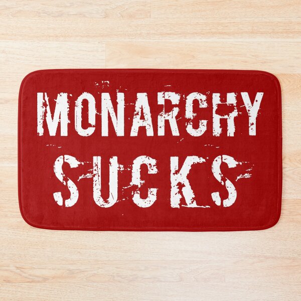 Item preview, Anti Monarchy White Text  designed and sold by Design-Maniya.