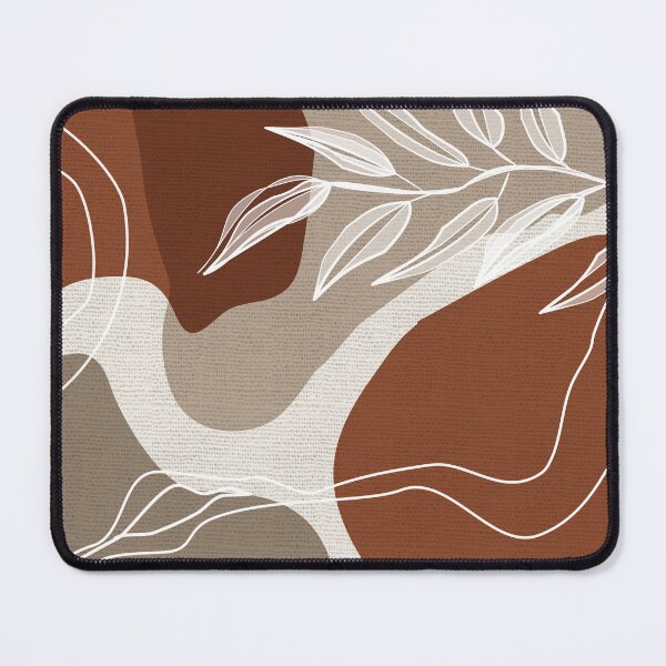 Item preview, Leafy Lane in Cinnamon and Taupe 3 designed and sold by simplydesignart.