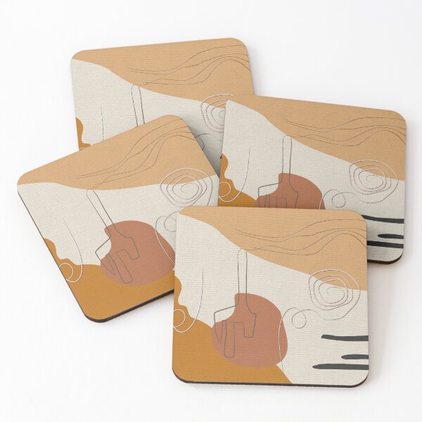 Item preview, Go with the Flow Ochre 2 designed and sold by simplydesignart.