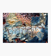 Blue Blazes Photographic Print