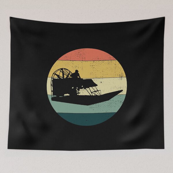 Item preview, Airboat Fanboat Airboating Swamp boat Vintage Retro designed and sold by CuteDesigns1.
