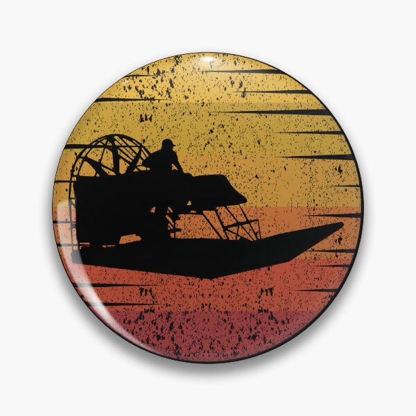 Item preview, Airboat Fanboat Airboating Swamp boat Vintage Retro designed and sold by CuteDesigns1.