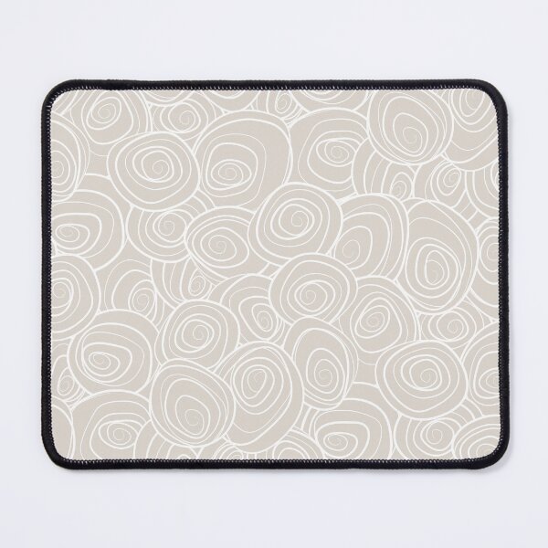 Item preview, Beige and White Swirly Floral Pattern 02 designed and sold by PAPER MOON art & design.