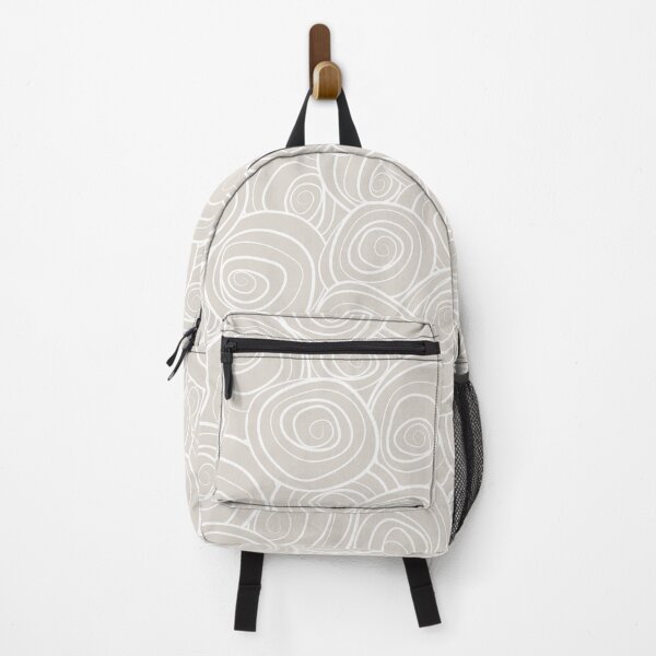 Item preview, Beige and White Swirly Floral Pattern 02 designed and sold by PAPER MOON art & design.