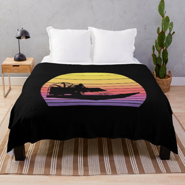 Item preview, Airboat Fanboat Airboating Swamp boat Vintage Retro designed and sold by CuteDesigns1.