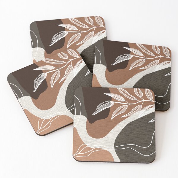 Item preview, Leafy Lane in Brown and Tan 3 designed and sold by simplydesignart.