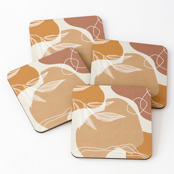 Item preview, Leafy Lane in Ochre 1 designed and sold by simplydesignart.