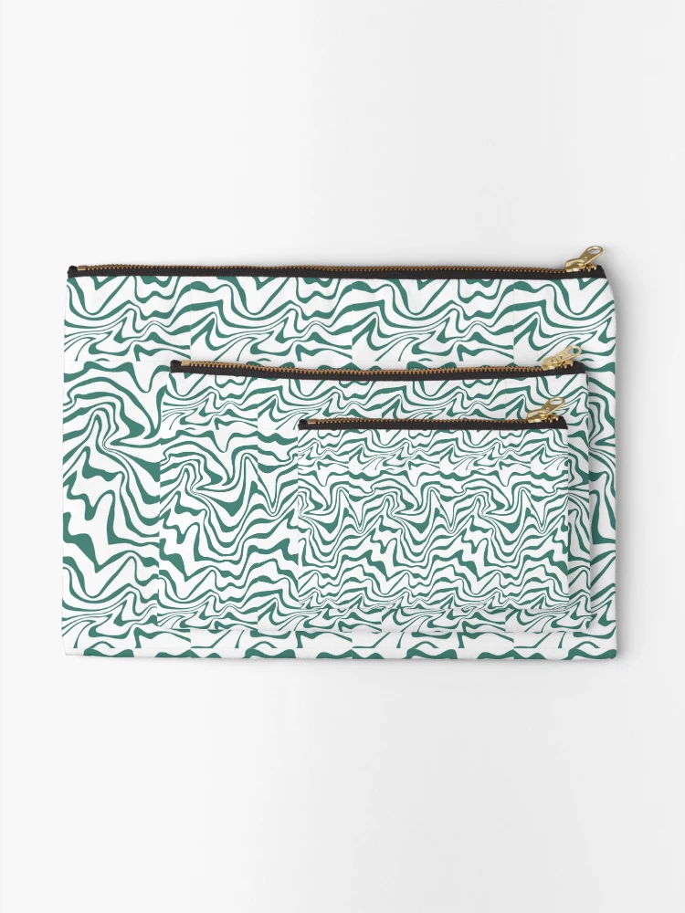Thumbnail 2 of 4, Zipper Pouch, Distorted Pattern designed and sold by RBDigitalArt.