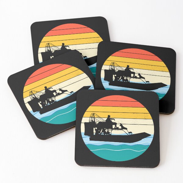 Item preview, Airboat Fanboat Airboating Swamp boat Vintage Retro designed and sold by CuteDesigns1.
