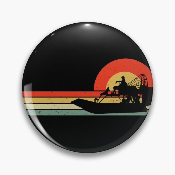 Item preview, Airboat Fanboat Airboating Swamp boat Vintage Retro designed and sold by CuteDesigns1.