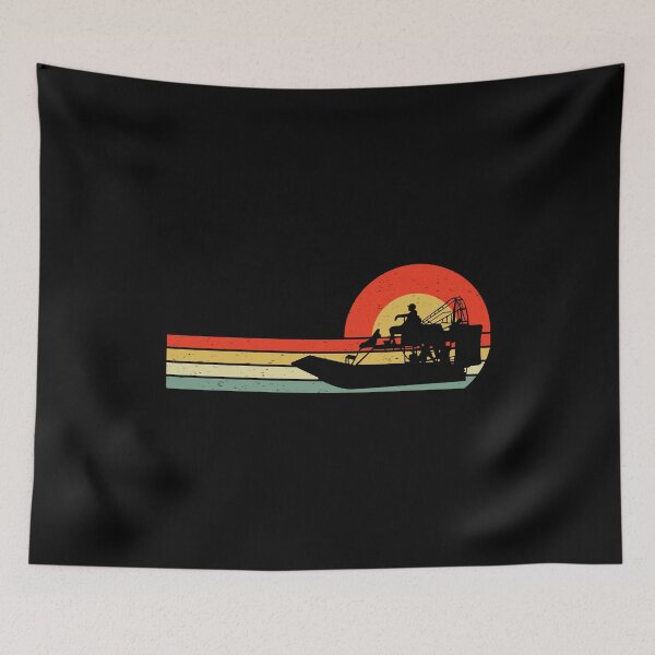 Item preview, Airboat Fanboat Airboating Swamp boat Vintage Retro designed and sold by CuteDesigns1.