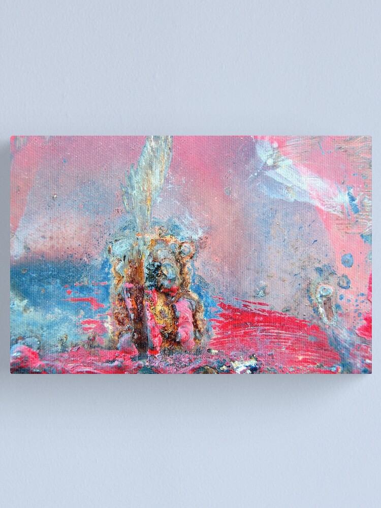 Alternate view of Trumpeting the Stone Canvas Print