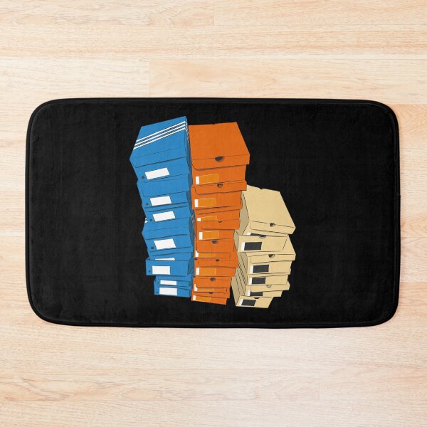 Item preview, Closed Triple Stack Shoe Boxes Logo 3d Sticker designed and sold by felyn3gloria.