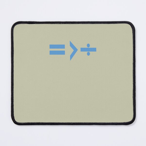 Item preview, Equality is Greater Than Division Math Graphic Blue designed and sold by taiche.