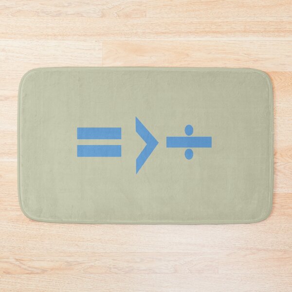 Item preview, Equality is Greater Than Division Math Graphic Blue designed and sold by taiche.