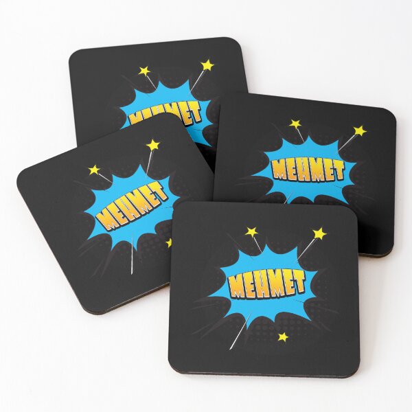 Item preview, Comic Book Speech Bubble Font First Name Mehmet Sticker designed and sold by addeoovrteqt.