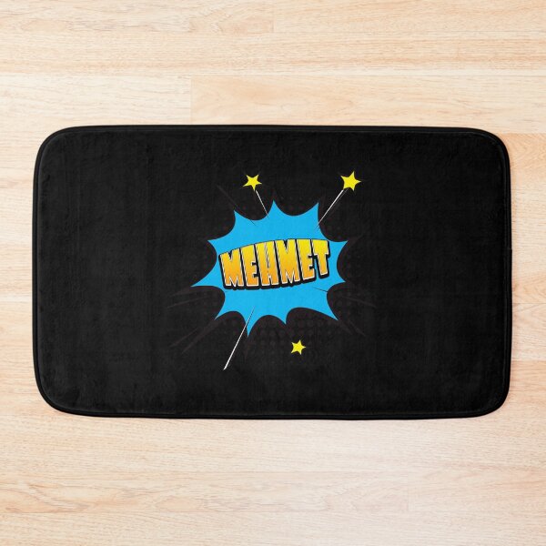 Item preview, Comic Book Speech Bubble Font First Name Mehmet Sticker designed and sold by addeoovrteqt.