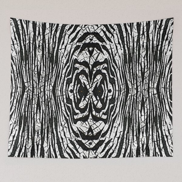Item preview, Abstract streaked strange face designed and sold by Astralia.