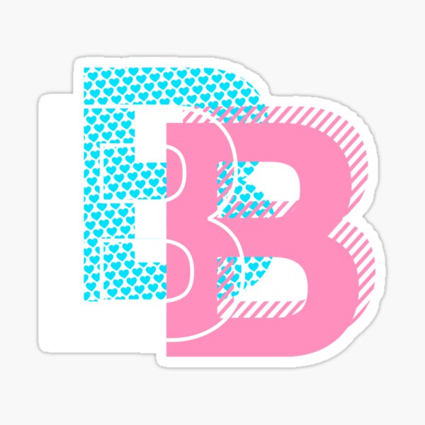 "letter B " Sticker For Sale By GraffRootsMedia | Redbubble