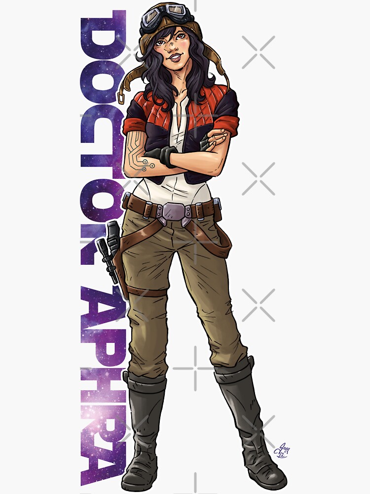 Thumbnail 3 of 3, Sticker, Doctor Aphra designed and sold by Grégory Lê.