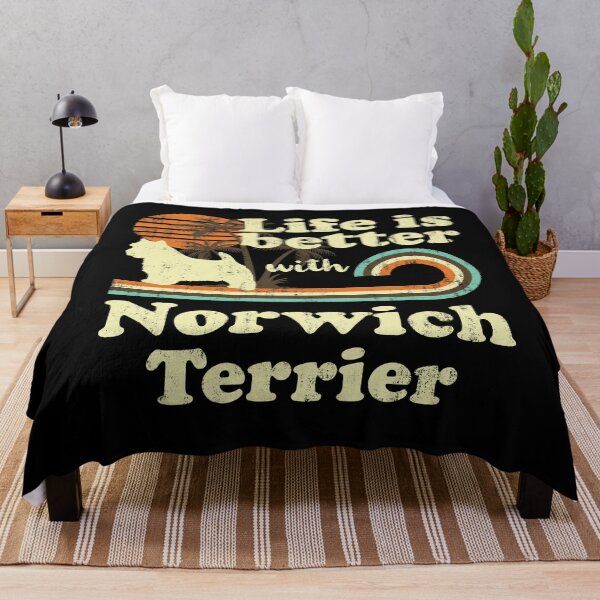 Artikelvorschau, Life is Better with Norwich Terrier Vintage entworfen und verkauft von rafaeltto.