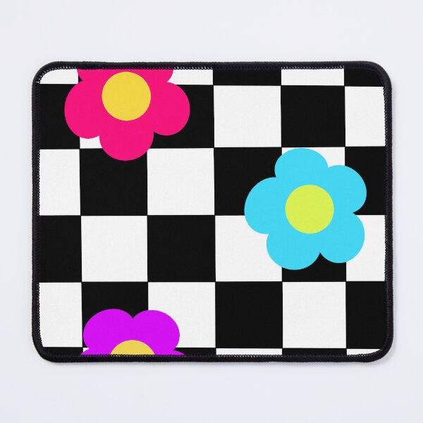 Item preview, Checkered 80s Floral Print designed and sold by Hanhancockk.