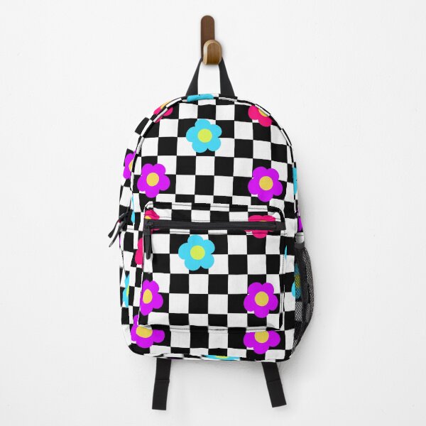 Item preview, Checkered 80s Floral Print designed and sold by Hanhancockk.