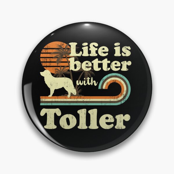 Item preview, Life is Better with Nova Scotia Duck Tolling Retriever Toller Vintage designed and sold by rafaeltto.