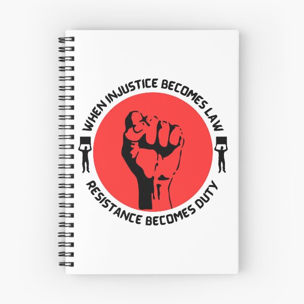 Item preview, When Injustice Becomes Law Resistance Becomes Duty designed and sold by PrintLess-77.