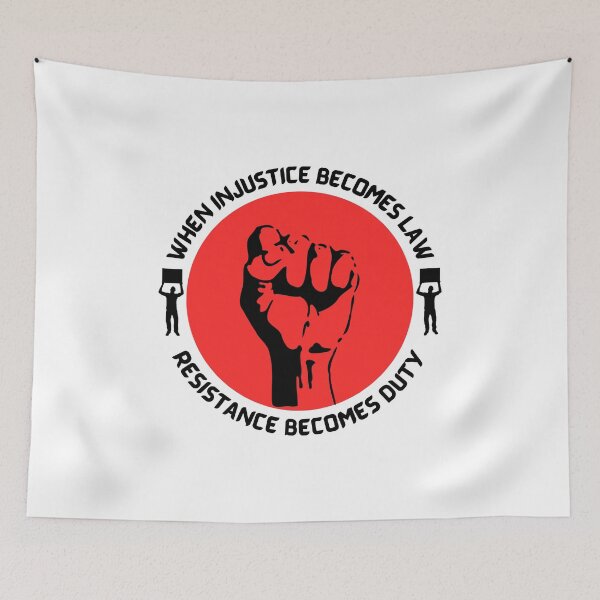 Item preview, When Injustice Becomes Law Resistance Becomes Duty designed and sold by PrintLess-77.