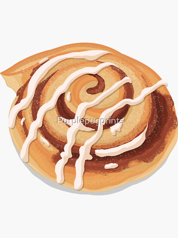 cinnamon roll too good too pure Sticker for Sale by Jeremyblog