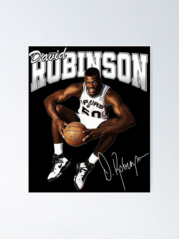 David Robinson Basketball Legend Signature Vintage Retro 80s 90s Bootleg  Rap Style Poster for Sale by MariaCollier