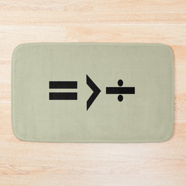 Item preview, Equality is Greater Than Division Math Graphic Black designed and sold by taiche.