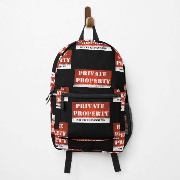 Item preview, Warning Sign: PRIVATE PROPERTY NO TRESPASSING designed and sold by iduzarts.