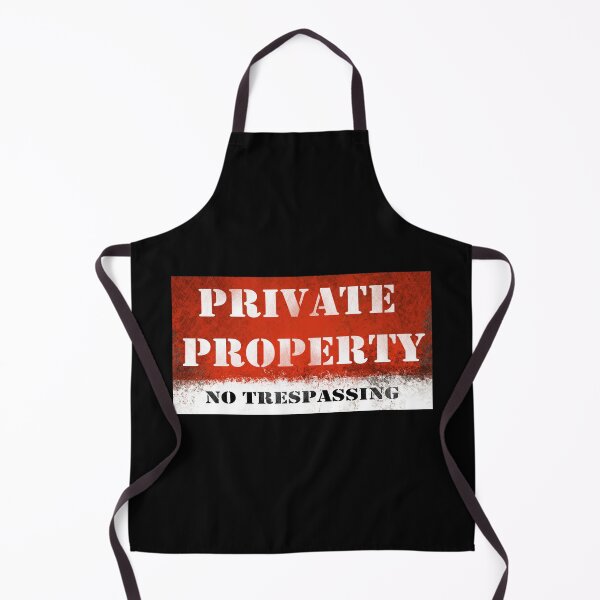 Item preview, Warning Sign: PRIVATE PROPERTY NO TRESPASSING designed and sold by iduzarts.