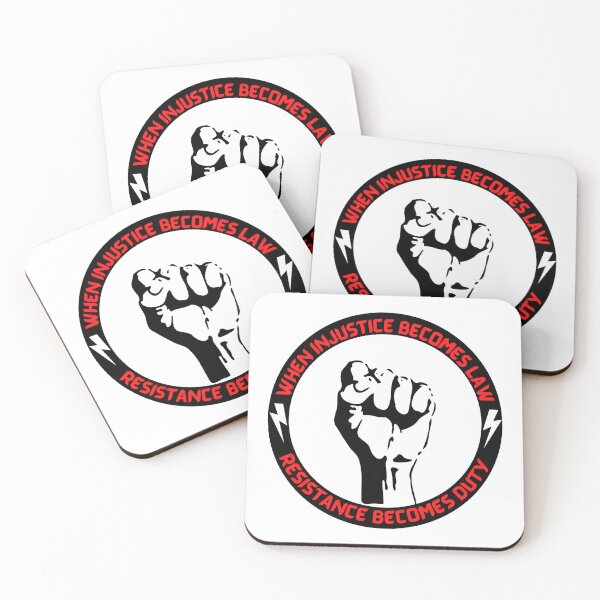 Item preview, When Unjust Laws Are Made Resistance Turns Into Duty designed and sold by PrintLess-77.