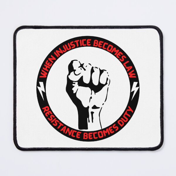 Item preview, When Unjust Laws Are Made Resistance Turns Into Duty designed and sold by PrintLess-77.