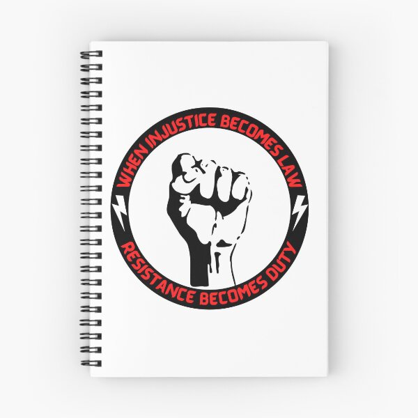 Item preview, When Unjust Laws Are Made Resistance Turns Into Duty designed and sold by PrintLess-77.
