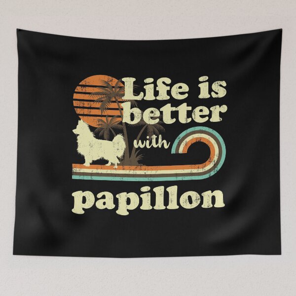 Item preview, Life is Better with Papillon Vintage designed and sold by rafaeltto.