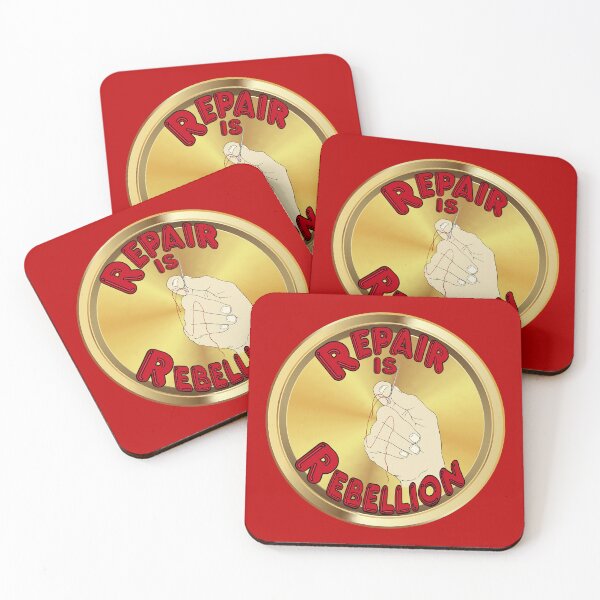 Item preview,  Repair is Rebellion - red designed and sold by Kestrelle.