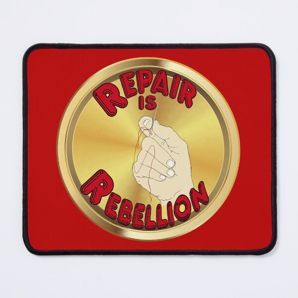 Item preview, Repair is Rebellion - red designed and sold by Kestrelle.