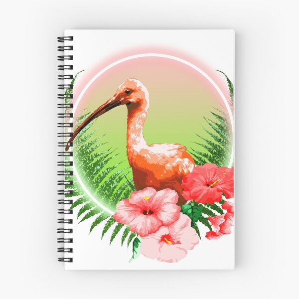Item preview, Scarlet ibis floral design designed and sold by Theeroosje.