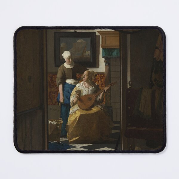 Item preview, The Love Letter (1669) - Johannes Vermeer designed and sold by SALON DES ARTS.