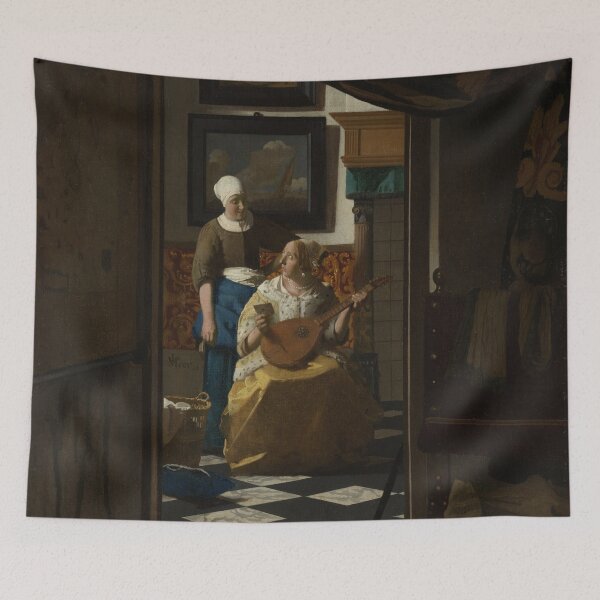Item preview, The Love Letter (1669) - Johannes Vermeer designed and sold by SALON DES ARTS.