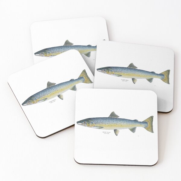 Item preview, Atlantic Salmon Painting designed and sold by Stephen Emms.
