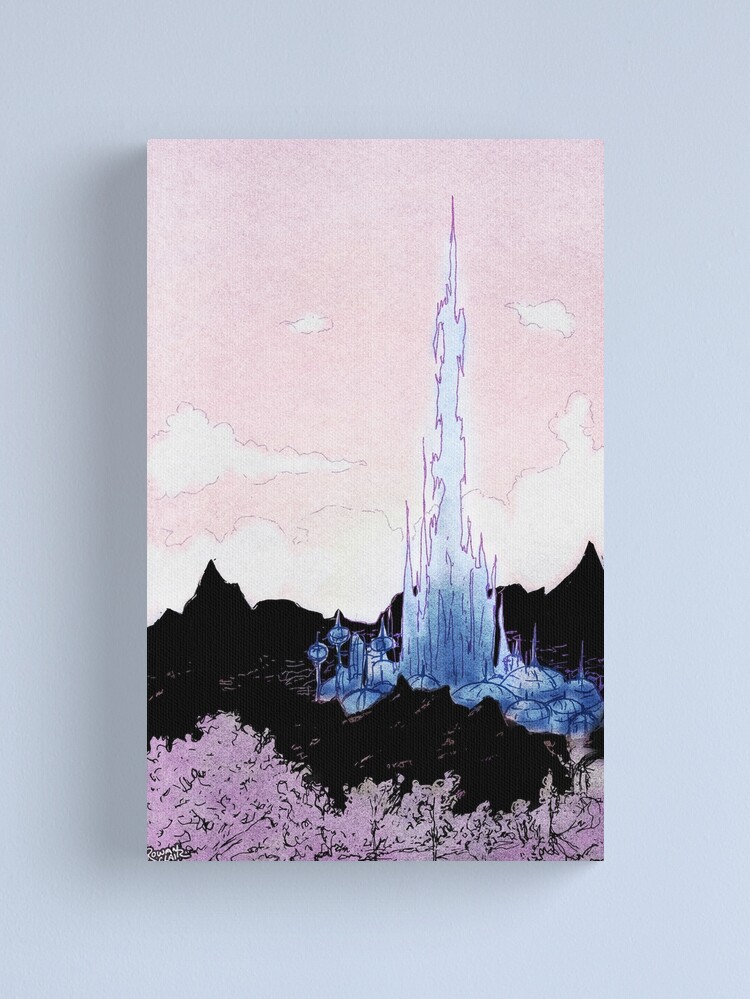 Alternate view of The Crystarium - Inktober Canvas Print