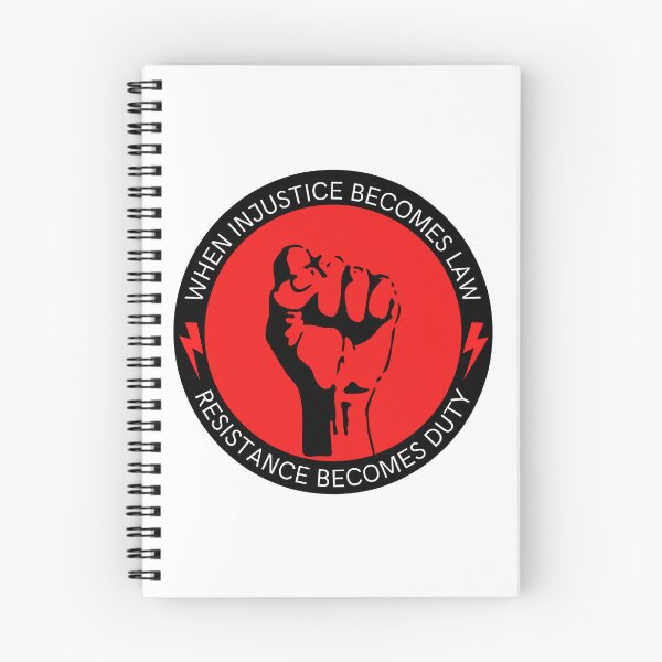 Item preview, When Injustice Becomes Law, Resistance Becomes Duty designed and sold by PrintLess-77.