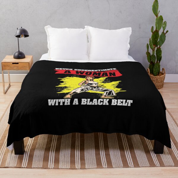 Item preview, Nunca subestimes a una mujer divertida Black Belter Karate Lovers designed and sold by StrongShirts.