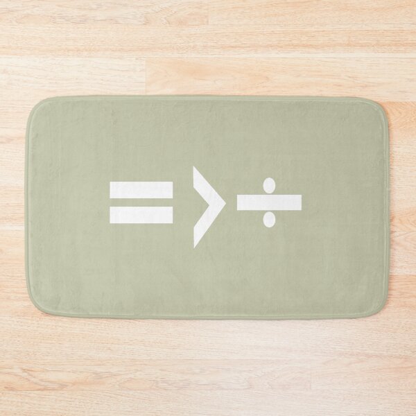 Item preview, Equality Is Greater Than Division Math Graphic White designed and sold by taiche.